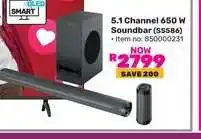 Game 5.1 Channel 650 W Soundbar (SS586) offer