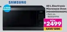 Game Samsung 40 L Electronic Microwave Oven offer