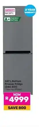 Game 247 L Bottom Freezer Fridge (DAC 447) offer