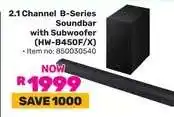 Game 2.1 Channel B-Series Soundbar with Subwoofer (HW-B450F/X) offer