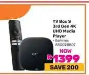 Game TV Box S 3rd Gen 4K UHD Media Player offer