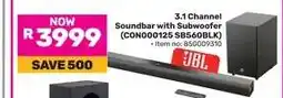 Game 3.1 Channel Soundbar with Subwoofer offer