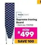 Game Mainstays Supreme Ironing Board offer