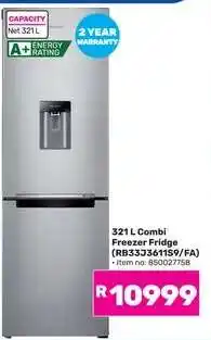 Game 321 L Combi Freezer Fridge (RB33J3611S9/FA) offer