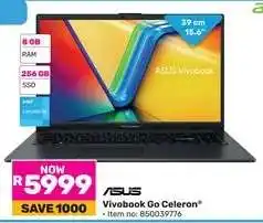 Game ASUS Vivobook Go Celeron offer