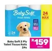 Game Baby Soft 2 Ply Toilet Tissue Rolls 24s offer