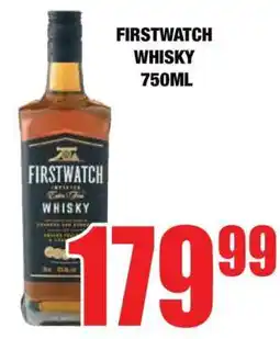 Boxer FIRSTWATCH WHISKY 750ML offer