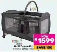 Game Little One Quilt Dream Cot offer