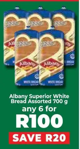 Food Lover's Market Albany Superior White Bread Assorted 700 g offer