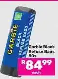 Game Garbie Black Refuse Bags 50s offer