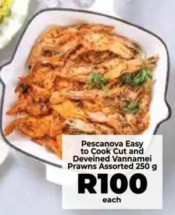 Food Lover's Market Pescanova Easy to Cook Cut and Deveined Vannamei Prawns Assorted 250 g offer