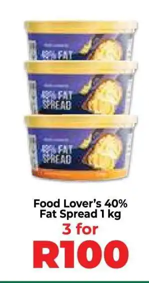 Food Lover's Market Food Lover’s 40% Fat Spread 1 kg offer