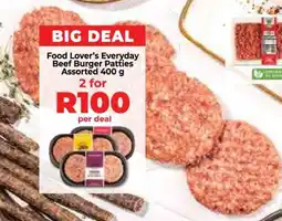 Food Lover's Market Food Lover’s Everyday Beef Burger Patties Assorted 400 g offer