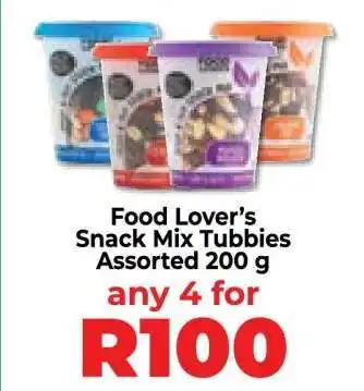 Food Lover's Market Food Lover’s Snack Mix Tubbies Assorted 200 g offer