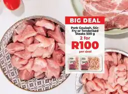 Food Lover's Market Pork Goulash, Stir-Fry or Tenderised Steaks 500 g offer
