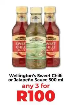 Food Lover's Market Wellington’s Sweet Chilli or Jalapeño Sauce 500 ml offer
