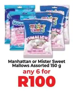 Food Lover's Market Manhattan or Mister Sweet Mallows Assorted 150 g offer
