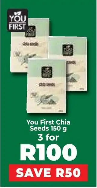 Food Lover's Market You First Chia Seeds 150 g offer