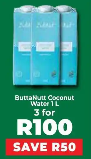 Food Lover's Market ButtaNutt Coconut Water 1 L offer