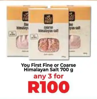 Food Lover's Market You First Fine or Coarse Himalayan Salt 700 g offer
