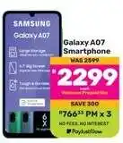 Game Galaxy A07 Smartphone offer