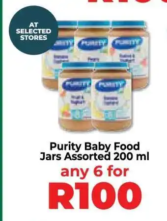 Food Lover's Market Purity Baby Food Jars Assorted 200 ml offer