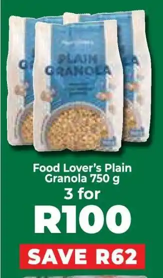Food Lover's Market Food Lover’s Plain Granola 750 g offer