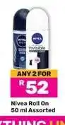 Game Nivea Roll On 50 ml Assorted offer