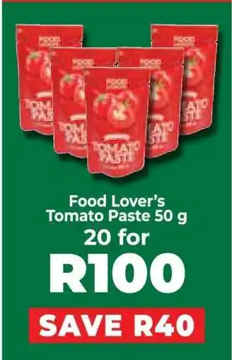 Food Lover's Market Food Lover’s Tomato Paste 50 g offer