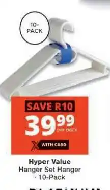 Checkers Hyper Value Hanger Set offer