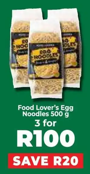 Food Lover's Market Food Lover’s Egg Noodles 500 g offer