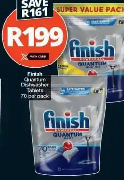 Checkers Finish Quantum Dishwasher Tablets offer