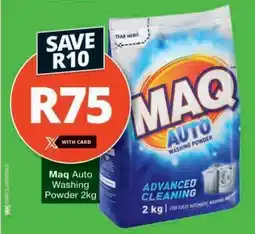 Checkers Maq Auto Washing Powder 2kg offer