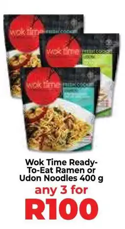 Food Lover's Market Wok Time Ready-To-Eat Ramen or Udon Noodles 400 g offer