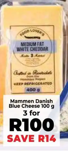 Food Lover's Market Mammen Danish Blue Cheese 100 g offer