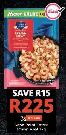 Checkers Cape Point Frozen Prawn Meat 1kg offer