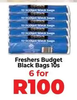 Food Lover's Market Freshers Budget Black Bags 10s offer