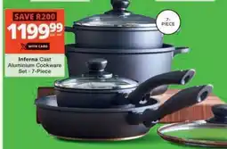 Checkers Inferna Cast Aluminum Cookware Set - 7-Piece offer