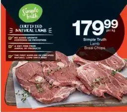 Checkers Simple Truth Lamb Braai Chops offer