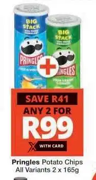 Checkers Pringles Potato Chips offer