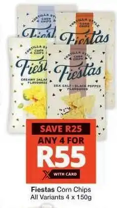 Checkers FIESTAS CORN CHIPS offer