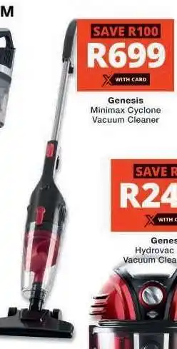 Checkers Genesis Minimax Cyclone Vacuum Cleaner offer
