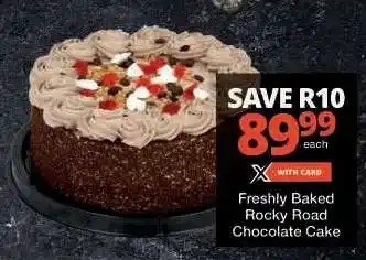 Checkers Freshly Baked Rocky Road Chocolate Cake offer