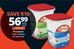 Checkers Président Feta Cheese All Variants offer