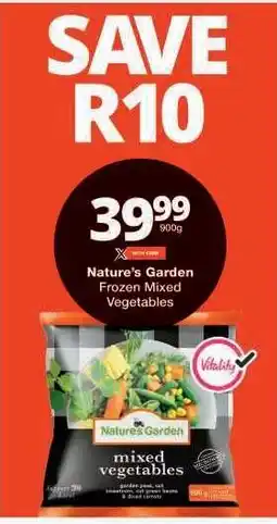 Checkers Nature's Garden Frozen Mixed Vegetables offer