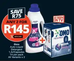 Checkers Omo Auto Liquid Detergent offer