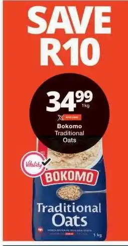 Checkers BOKOMO Traditional Oats offer