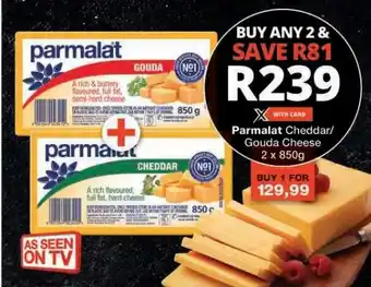 Checkers Parmalat Cheddar/Gouda Cheese offer