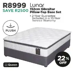 House & Home Lunar 152cm Gibraltar Pillow-Top Base Set offer