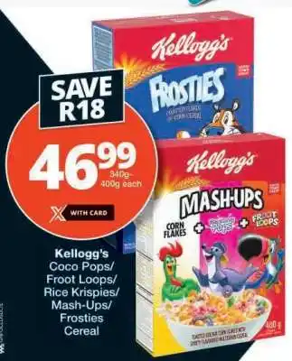 Checkers Kellogg's Cereal offer